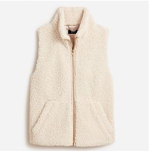 • J. Crew • Teddy Sherpa Vest - Ivory